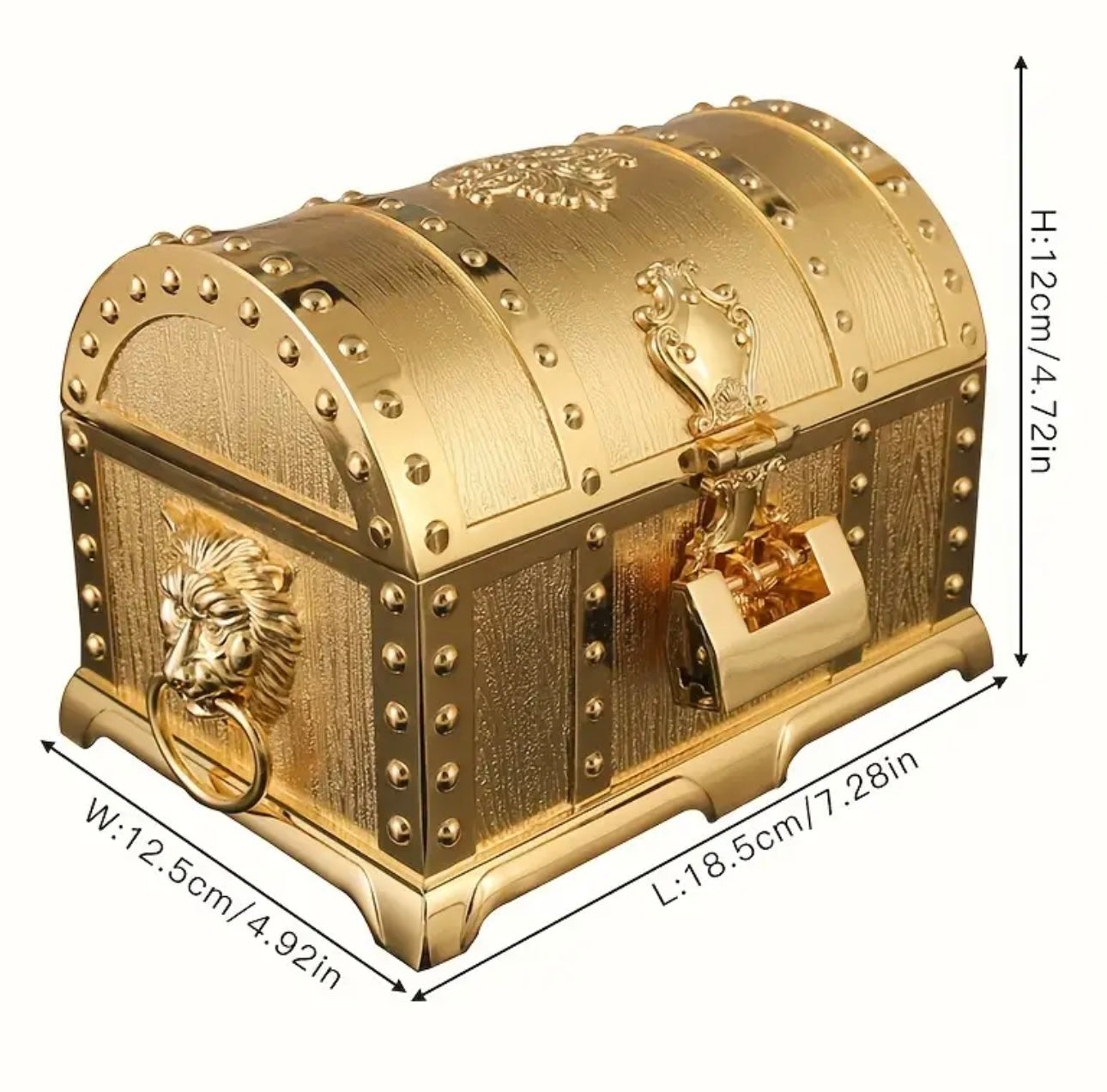 SUPERLUXE GOLD JEWELLERY BOX