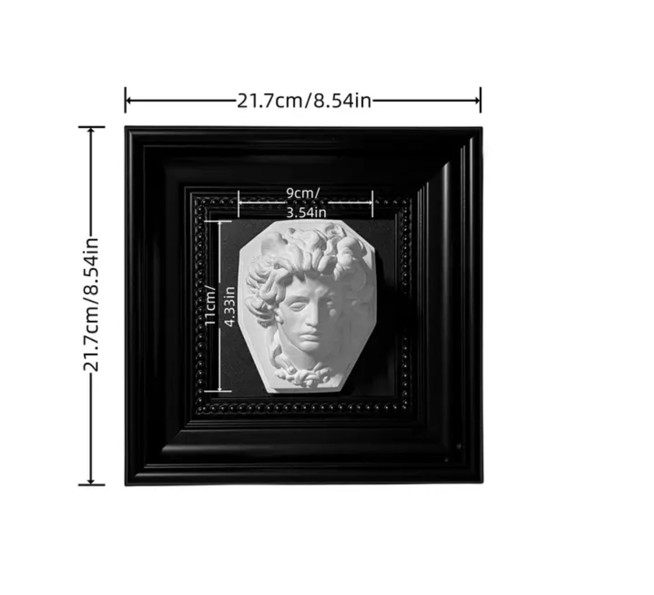 SUPERLUXE 3D SCULPTURE FRAMED